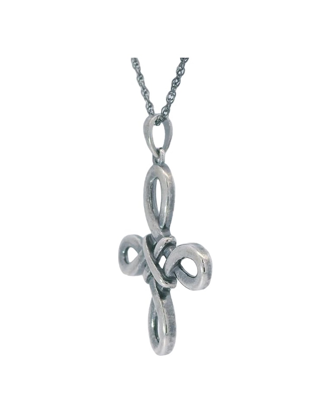 Amazon Essentials .925 Sterling Silver Celtic Pendant Necklace for Women, 18" Rolo Chain, Hypoallergenic Women's Jewelry image 5