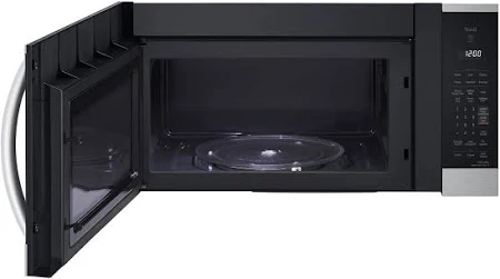 LG 1.8 cu. ft. 30 in. W Smart Over the Range Microwave Oven with EasyClean in PrintProof Stainless Steel 1000-Watt image 2