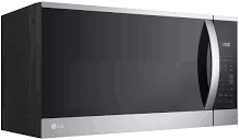 LG 1.8 cu. ft. 30 in. W Smart Over the Range Microwave Oven with EasyClean in PrintProof Stainless Steel 1000-Watt image 3