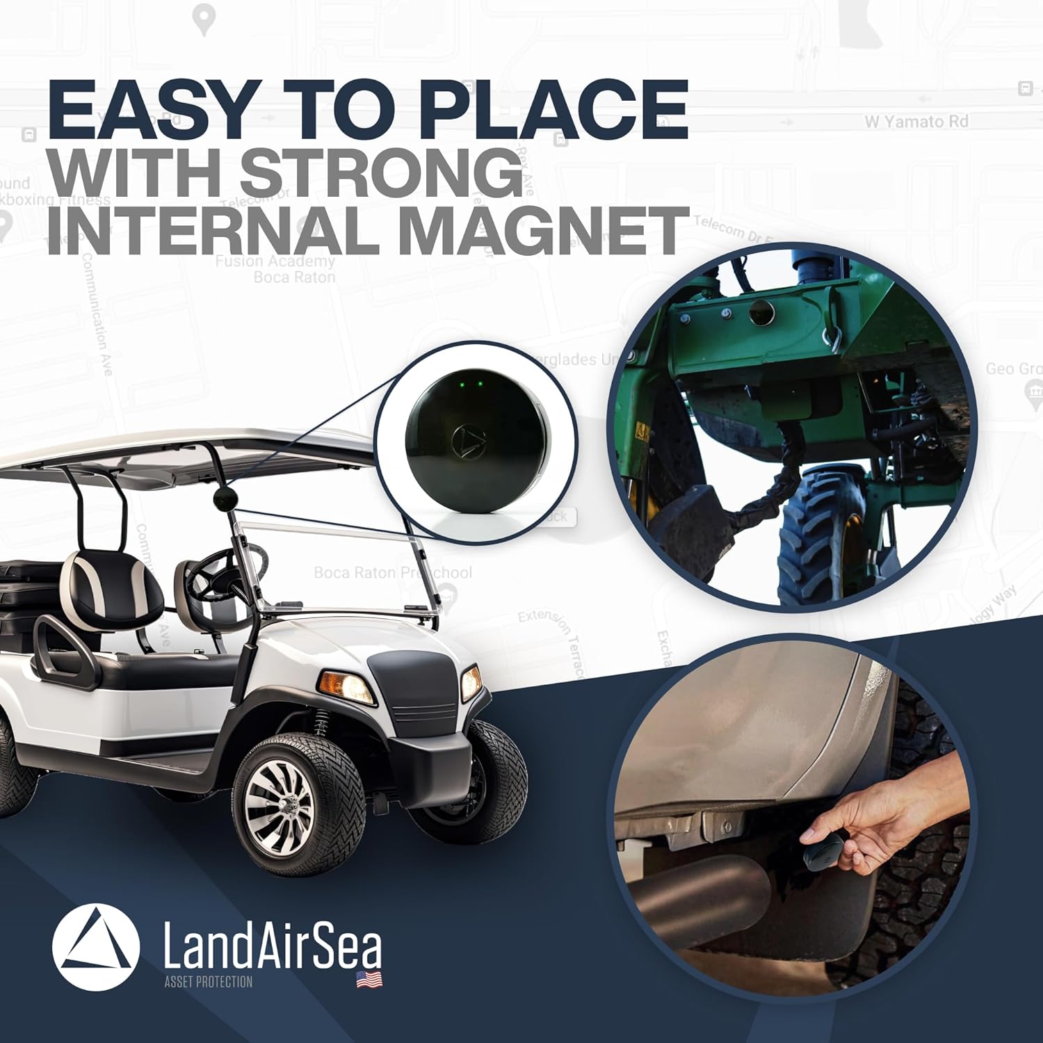 LandAirSea 54 GPS Tracker - Made in the USA from Domestic & Imported Parts. Long Battery, Magnetic, Waterproof, Global Tracking. Subscription Required image 5