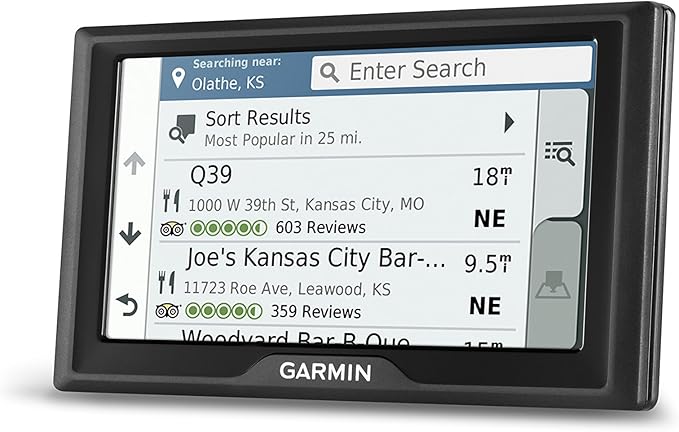 Garmin Drive 61 USA LM GPS Navigator System with Lifetime Maps, Spoken Turn-By-Turn Directions, Direct Access, Driver Alerts, TripAdvisor and Foursquare Data image 2