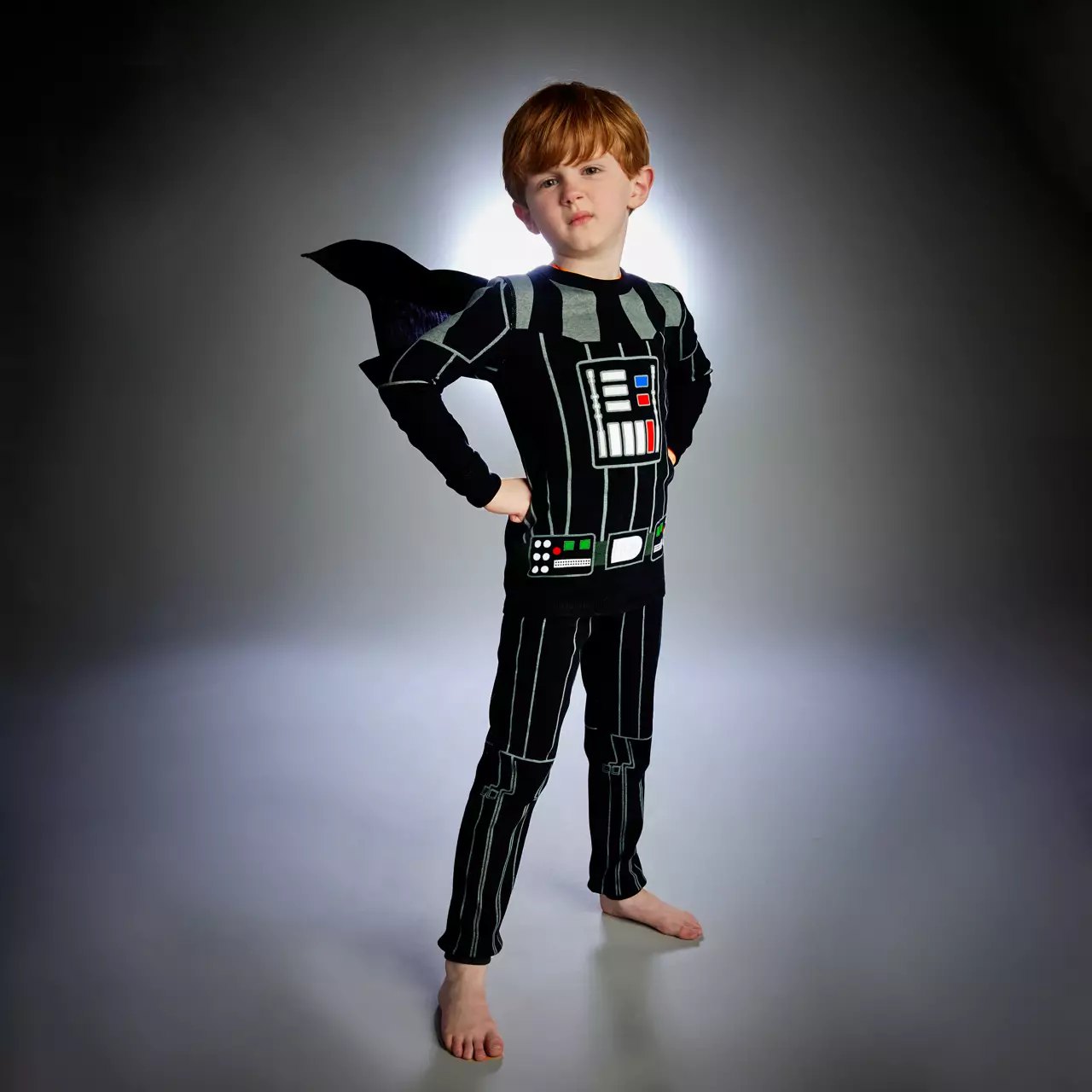 Darth Vader Costume PJ PALS for Kids – Star Wars image 2