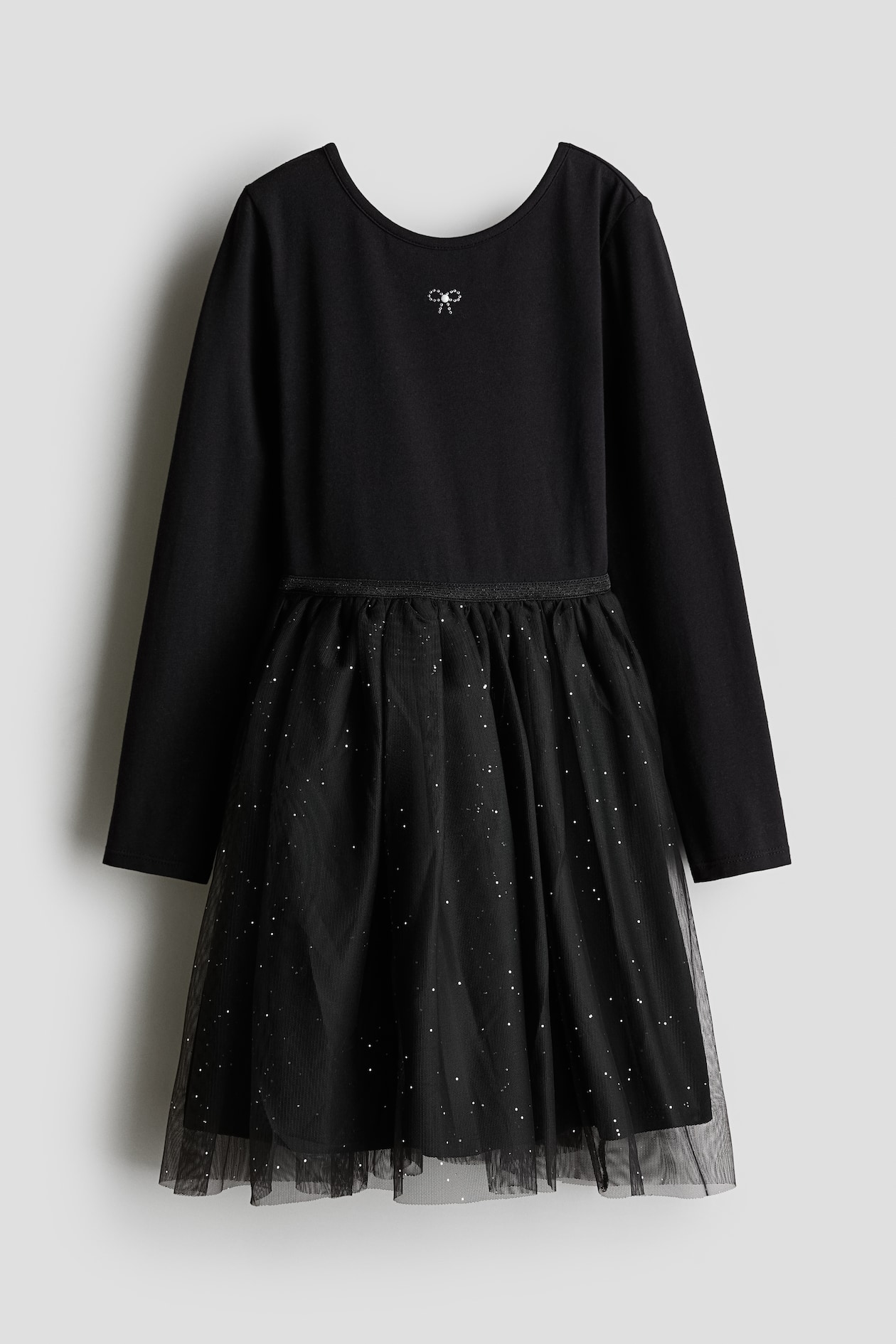 JERSEY DRESS WITH TULLE SKIRT image 1