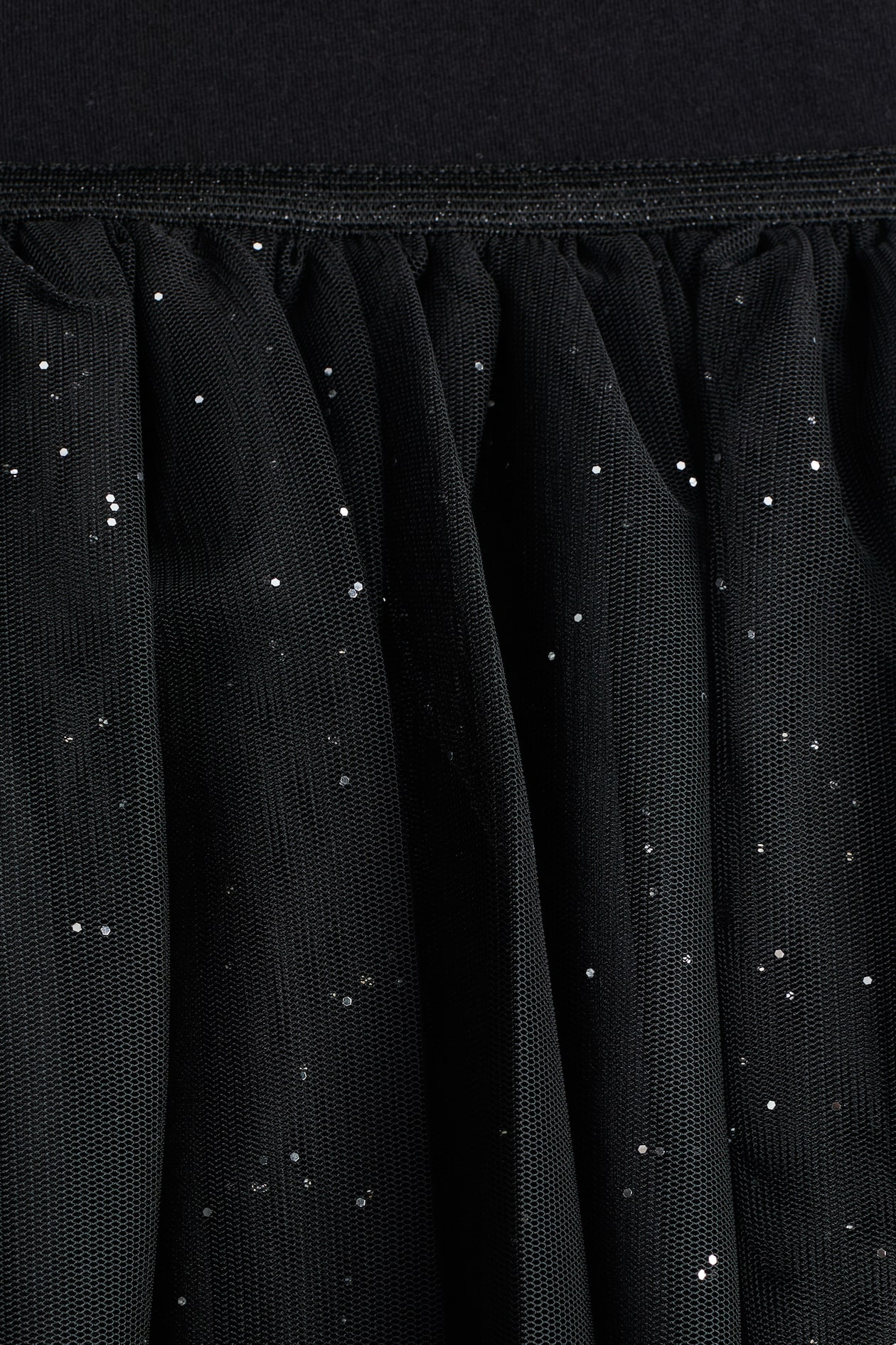 JERSEY DRESS WITH TULLE SKIRT image 2