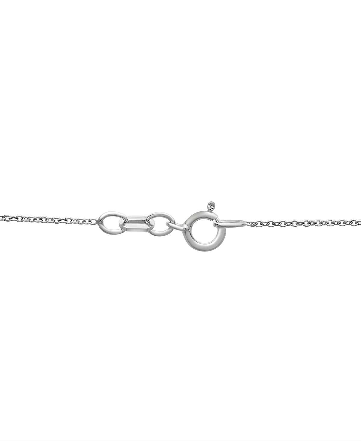 Macy's Diamond Infinity 18" Pendant Necklace (1/10 ct. t.w.) in Sterling Silver image 4