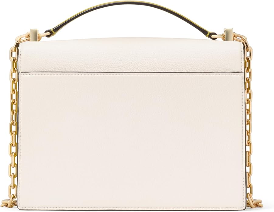 kate spade new york Deco Colorblocked Pebbled Leather Chain Shoulder, Tigers Eye Multi image 3