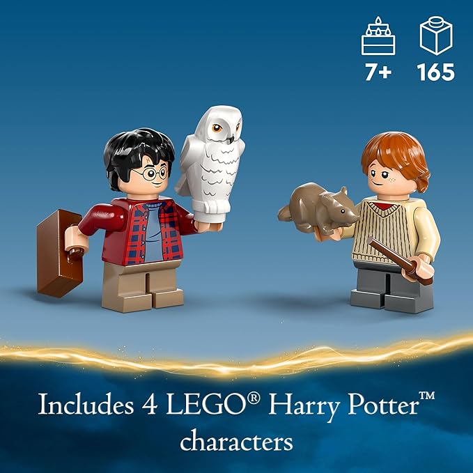 LEGO Harry Potter Flying Ford Anglia, Buildable Car Toy with 2 Minifigures for Role Play, Fantasy Playset for Kids, Harry Potter Car, Gift for Boys, Girls and Any Fan Ages 7 and Up, 76424 image 4