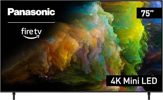 Panasonic W95 Series (2024 Model) 75-inch Mini LED 4K Ultra HD Smart Fire TV, Local Dimming, 144Hz Refresh Rate - 75W95AP image 1