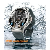 Mingdaln 2025 New 1.85 inch Men's Military Smart Watch fits for Android and Iphone Devices (Black) image 5