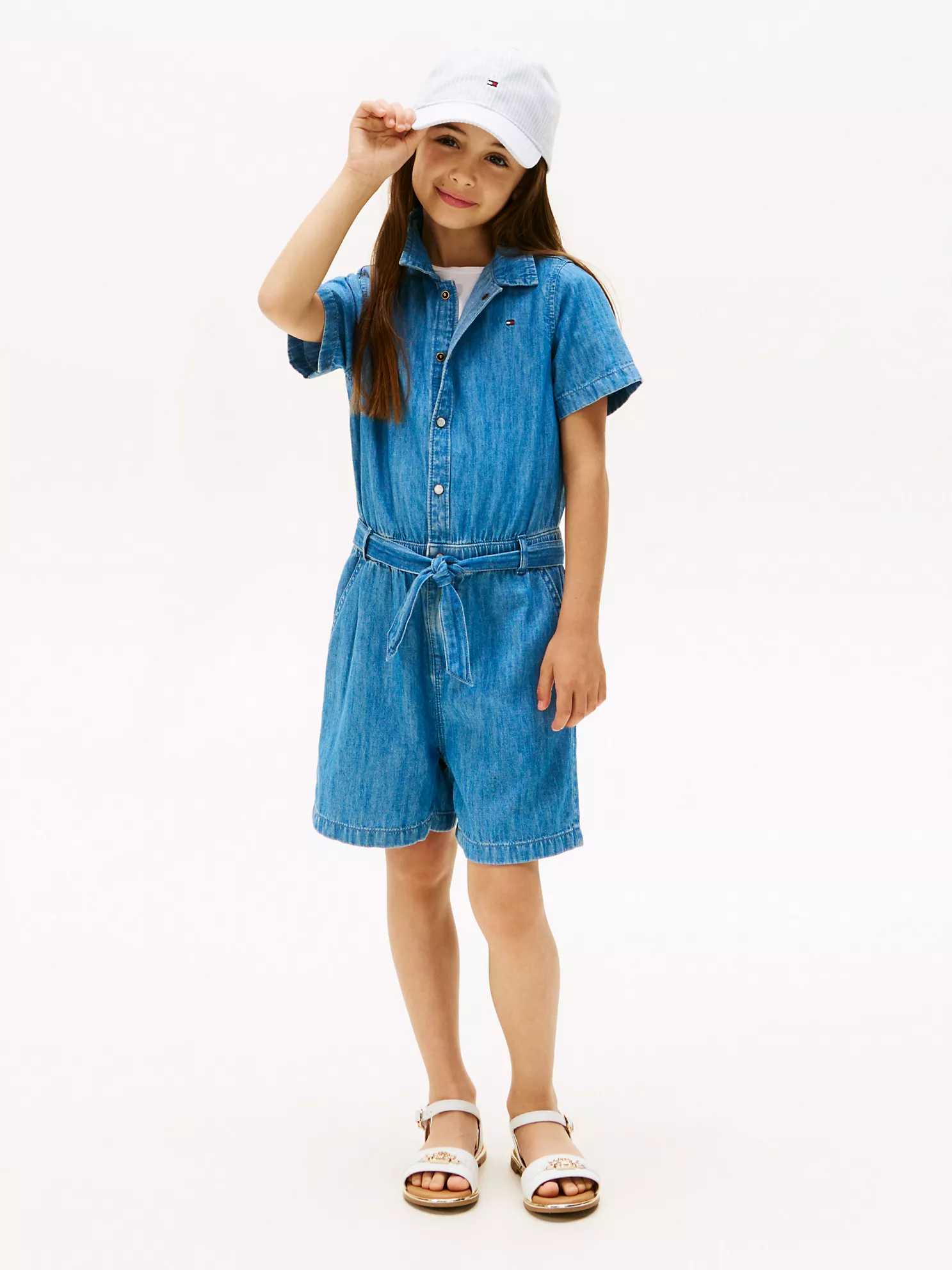 Kids' Denim Shortall image 1
