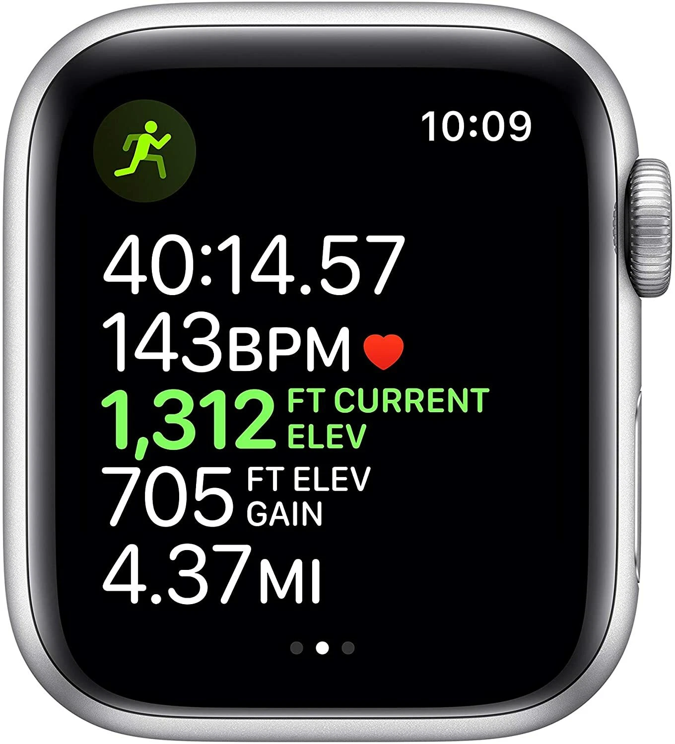 Apple Smart Watch 5 GPS 44mm MWVD2LL/A Silver Aluminum Case wit White Sport Band image 6
