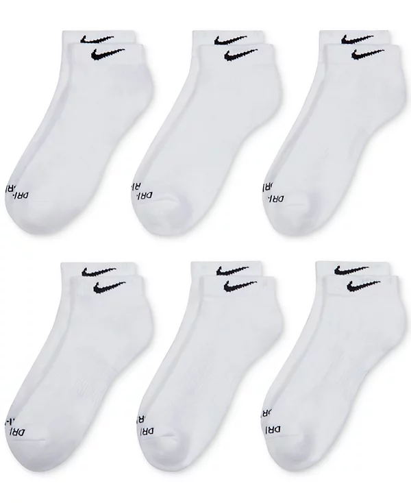 Nike Unisex Everyday Plus Cushioned Training Low Socks 6 Pairs image 4