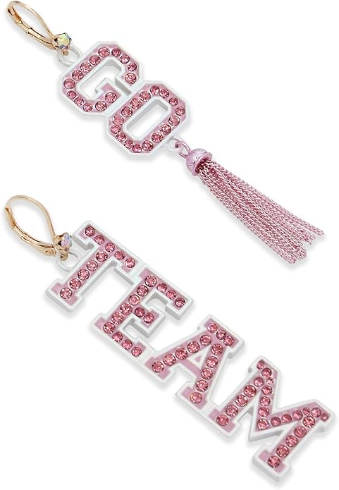Betsey Johnson Womens GO TEAM Mismatch Earrings image 5