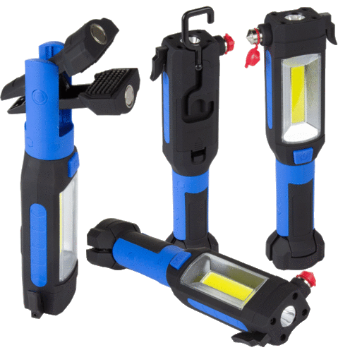 4-Pack: SecureBrite 9-in-1 Emergency Auto Tool with Flashlight image 1