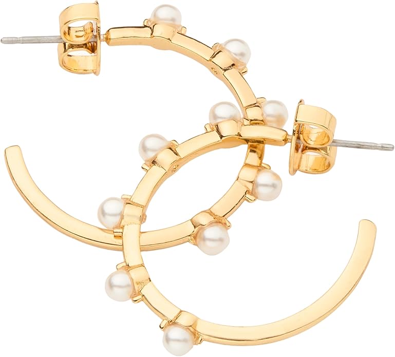 Kate Spade New York Hint Of Shimmer Hoops image 2