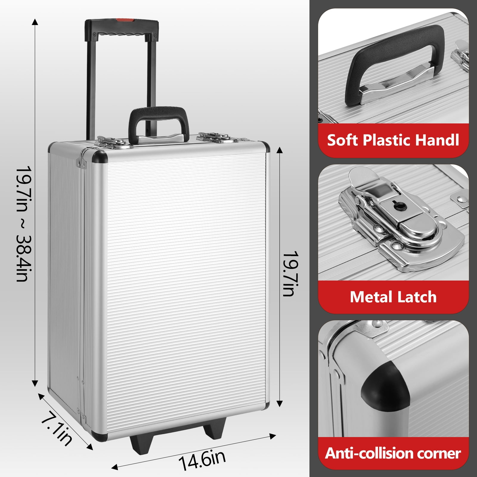 TLGREEN 799pcs Mechanic Tool Set with Trolley Case for Home, Automotive, Garage & Dorm image 5