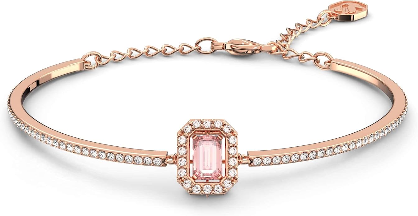 Swarovski Una Bangle Rose Gold Tone Finish image 1