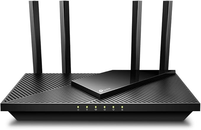TP-Link AX1800 WiFi 6 Router V4 (Archer AX21) – Dual Band Wireless Internet, Gigabit, Easy Mesh, Works with Alexa - A Certified for Humans Device, Free Expert Support image 1