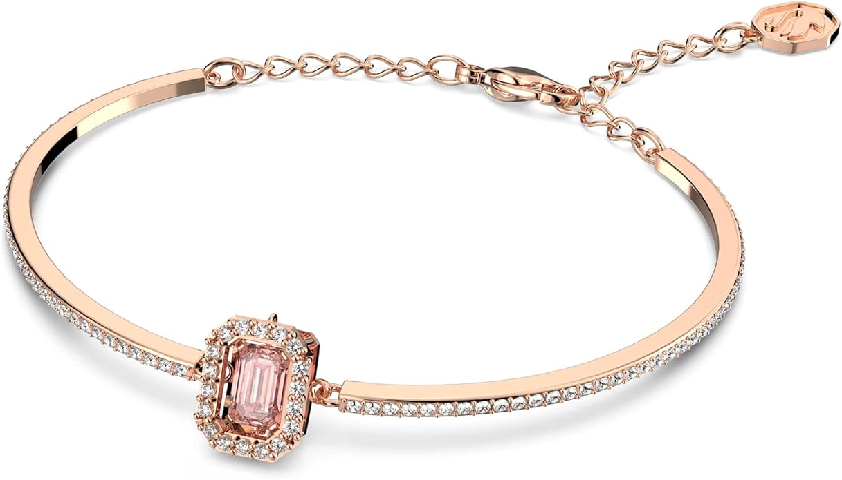 Swarovski Una Bangle Rose Gold Tone Finish image 2