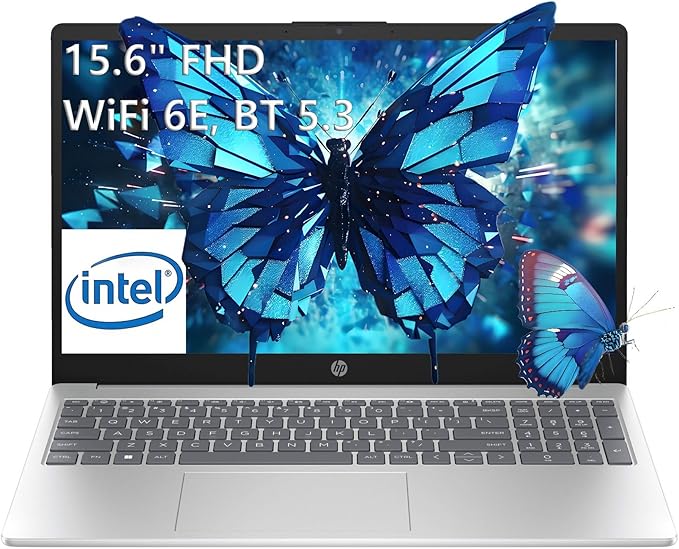 HP Laptop Computer for Home and Business Student, 15.6" FHD, Intel 4-Core Processor (Beat i3-1115G4), 32GB DDR4 RAM, 1TB PCIe SSD, WiFi 6E, Bluetooth 5.3, Type-C, HDMI, Windows 11 Pro, Tichang image 1