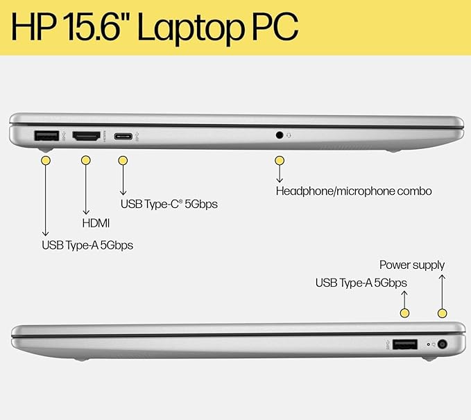 HP Laptop Computer for Home and Business Student, 15.6" FHD, Intel 4-Core Processor (Beat i3-1115G4), 32GB DDR4 RAM, 1TB PCIe SSD, WiFi 6E, Bluetooth 5.3, Type-C, HDMI, Windows 11 Pro, Tichang image 4