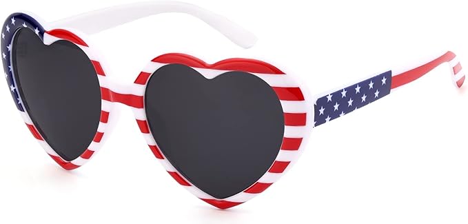 IOHLNG Heart Sunglasses for Women Men Oversized Trendy Love Shaped Sunglasses Retro Lovely Fashion Cute Sun Glasses image 1