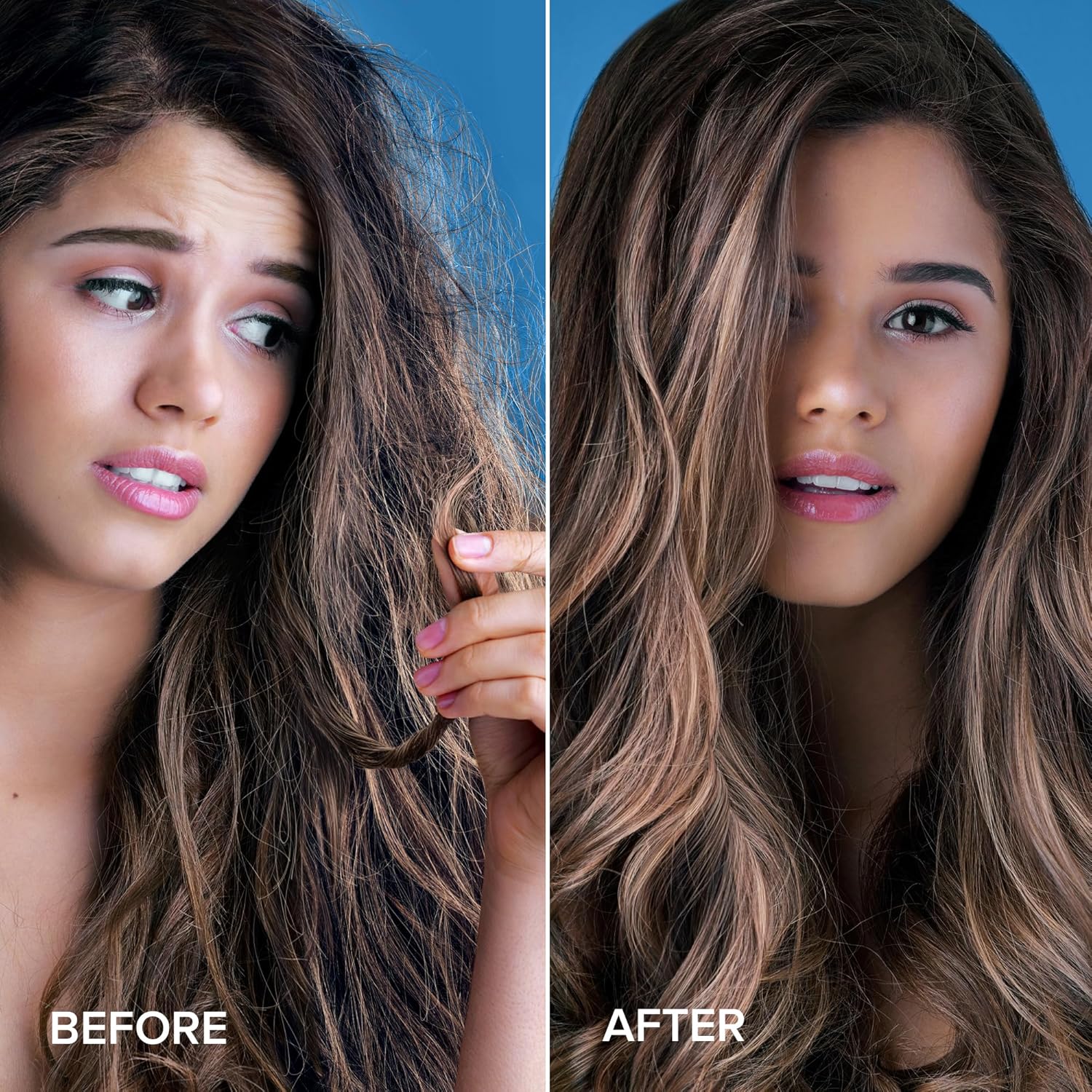 MAREE Hair Oil for Frizzy - Hair Vitamins A, E & B Keratin Styling Capsules with Jojoba & Argan Oil - Anti Frizz Serum for Women - Frizzy, Damaged, Dry and Curly - Sérum Gotas & Aceite Para el Cabello image 2