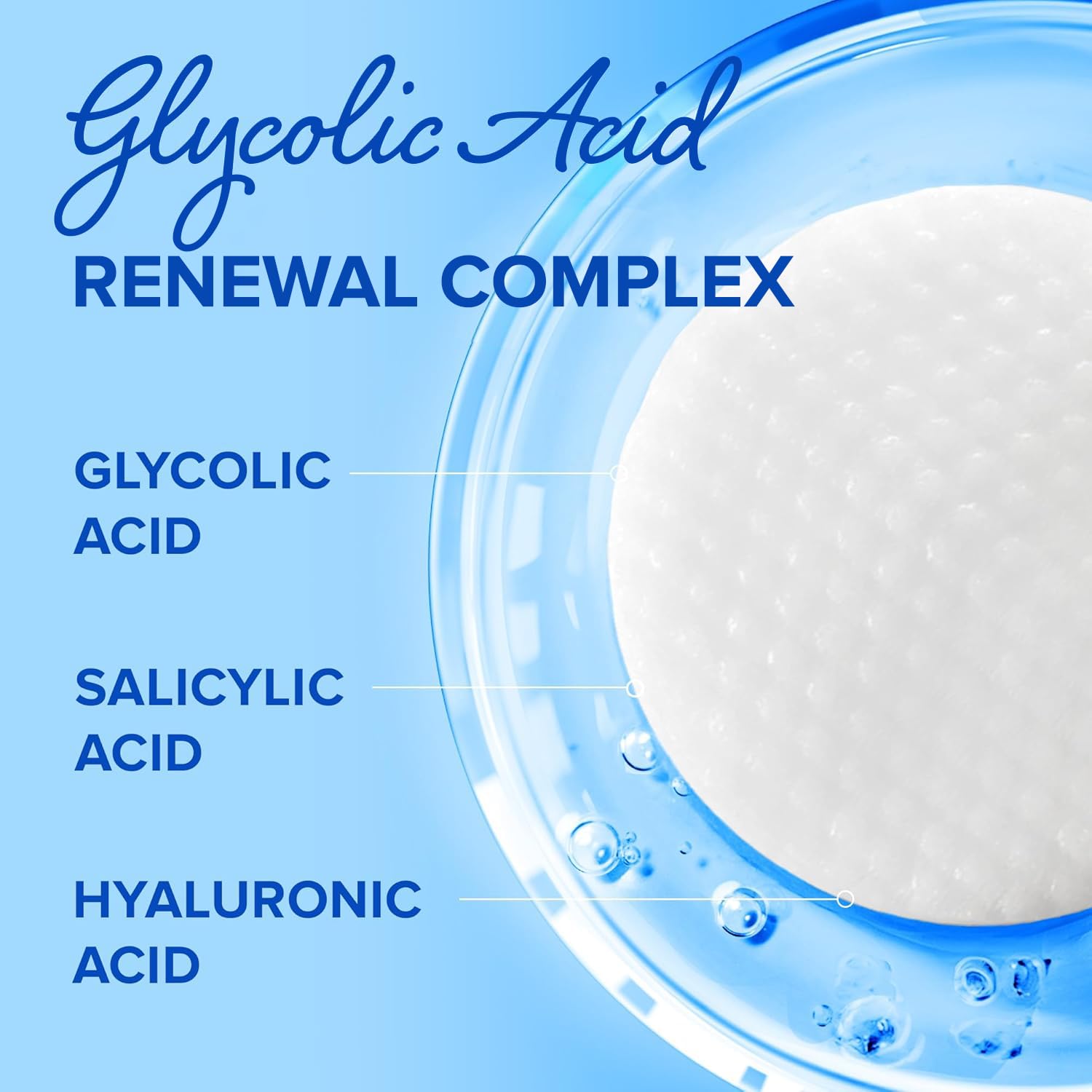 MAREE Glycolic Acid Polishes - Toner Pads for Face Cleansing - Tea Tree Oil, Salicylic Acid & Vitamins E, B3, B5 - Facial Peel & Radiance Deep Cleaning Effect - 50 Count image 2