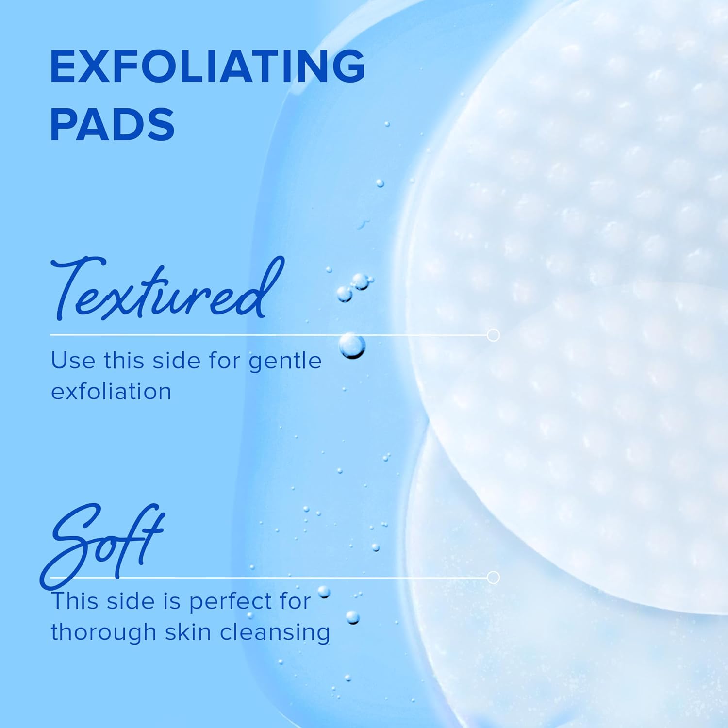 MAREE Glycolic Acid Polishes - Toner Pads for Face Cleansing - Tea Tree Oil, Salicylic Acid & Vitamins E, B3, B5 - Facial Peel & Radiance Deep Cleaning Effect - 50 Count image 3