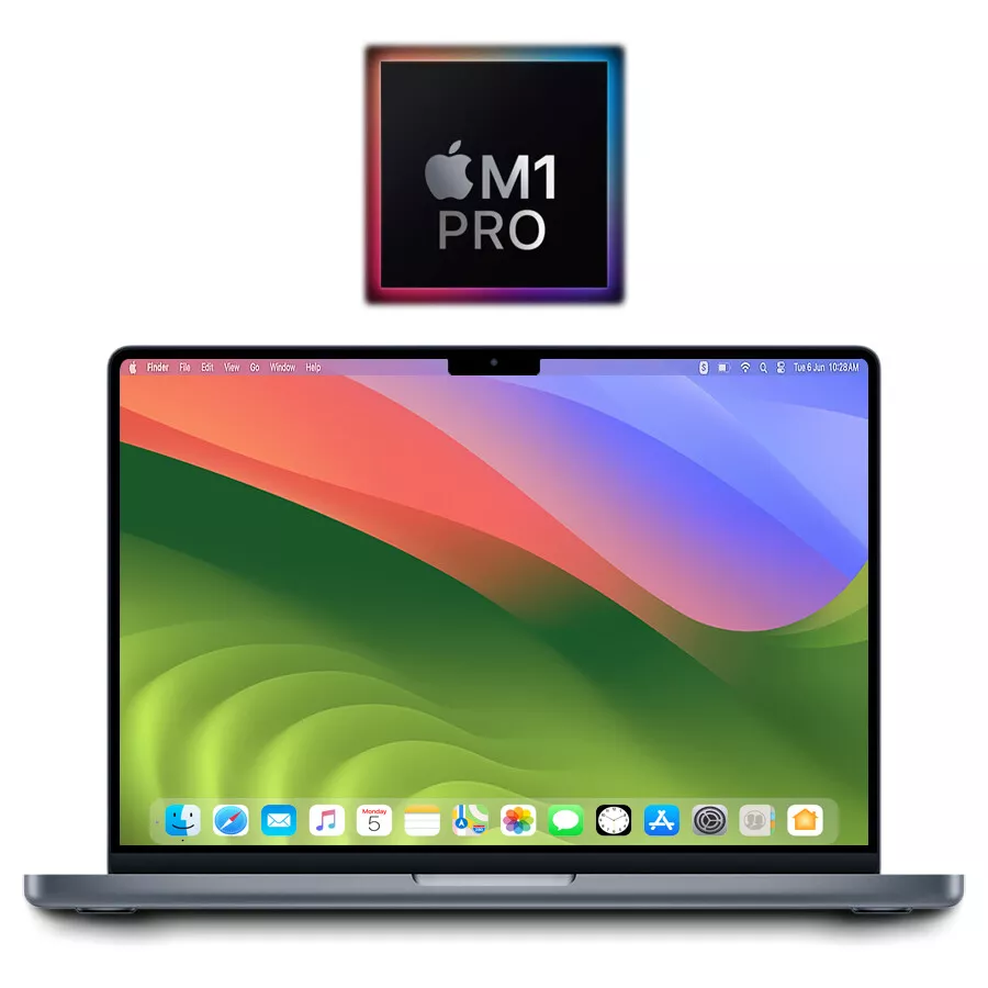 Apple M1 Pro MacBook Pro 14" 16GB 1TB - A2442 (Space Gray) 2021 w/Year Warranty image 1