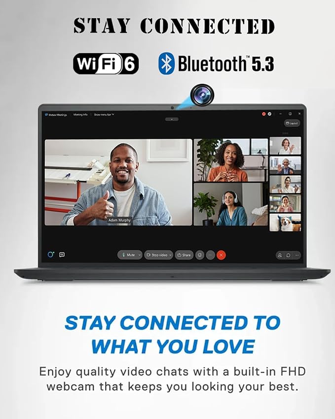 Dell Inspiron 15 3530 Touchscreen Laptop Computer - MS Office Lifetime • 15.6'' FHD IPS • Intel 10-Core i5 1334U • Intel UHD Graphics • Wi-Fi 6 • Win 11 Pro • w/DVD Drive (32GB RAM, 1TB SSD) image 5