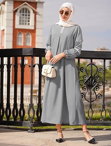 IWEMEK Sequin Islamic Prayer Dress Islamic Prayer Clothes for Women One Piece Arabian Muslim Abaya for Women Dubai Outfits image 2