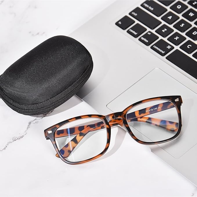 OPTOFENDY Folding Reading Glasses for Women Men, Portable Blue Light Blocking Glasses Readers with Zipper Case image 7