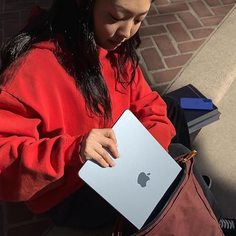 Apple 2025 MacBook Air 13-inch Laptop with M4 chip: Built for Apple Intelligence, 13.6-inch Liquid Retina Display, 16GB Unified Memory, 256GB SSD Storage, 12MP Center Stage Camera, Touch ID; Sky Blue image 3