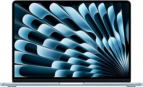Apple 2025 MacBook Air 13-inch Laptop with M4 chip: Built for Apple Intelligence, 13.6-inch Liquid Retina Display, 16GB Unified Memory, 256GB SSD Storage, 12MP Center Stage Camera, Touch ID; Sky Blue image 1