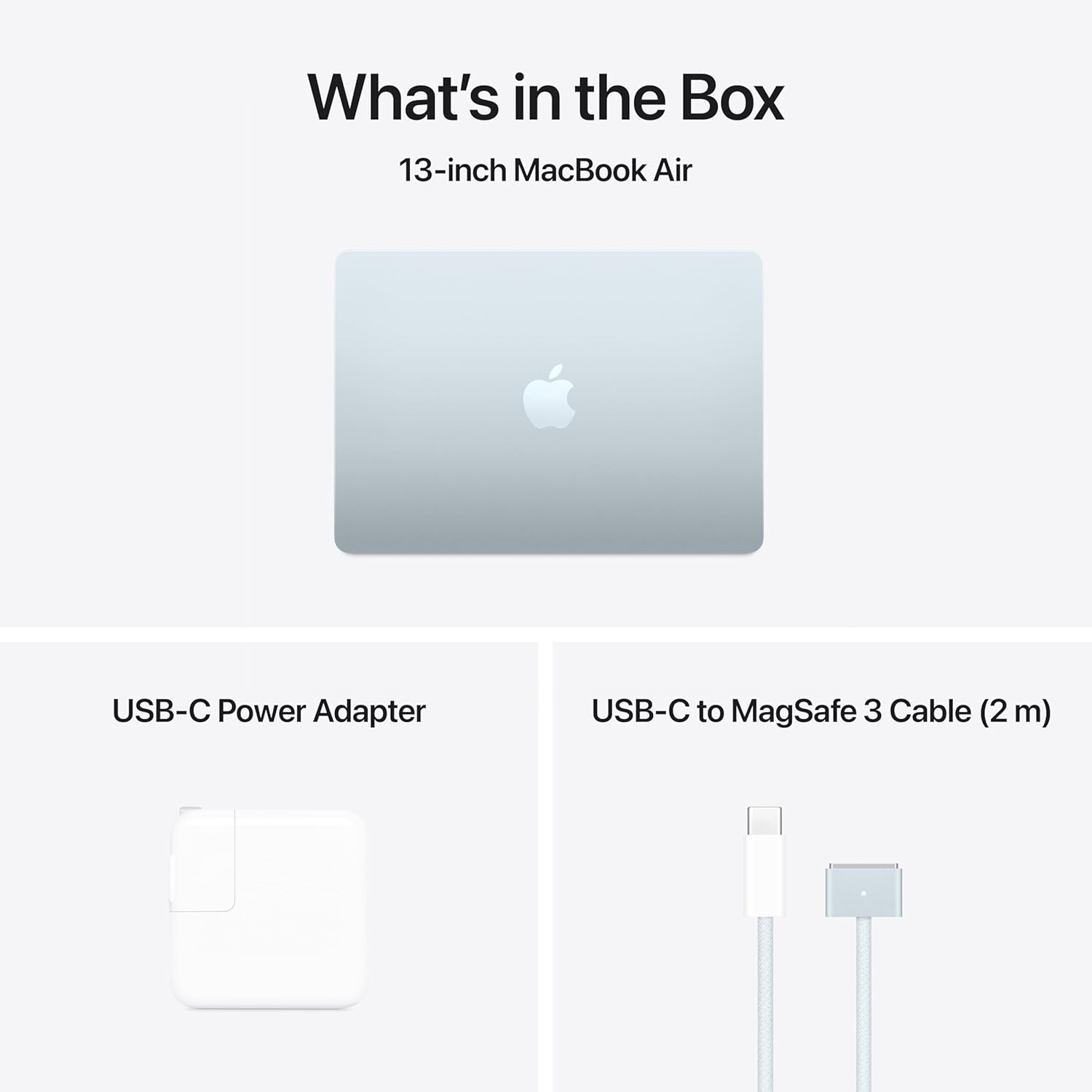 Apple 2025 MacBook Air 13-inch Laptop with M4 chip: Built for Apple Intelligence, 13.6-inch Liquid Retina Display, 16GB Unified Memory, 256GB SSD Storage, 12MP Center Stage Camera, Touch ID; Sky Blue image 7