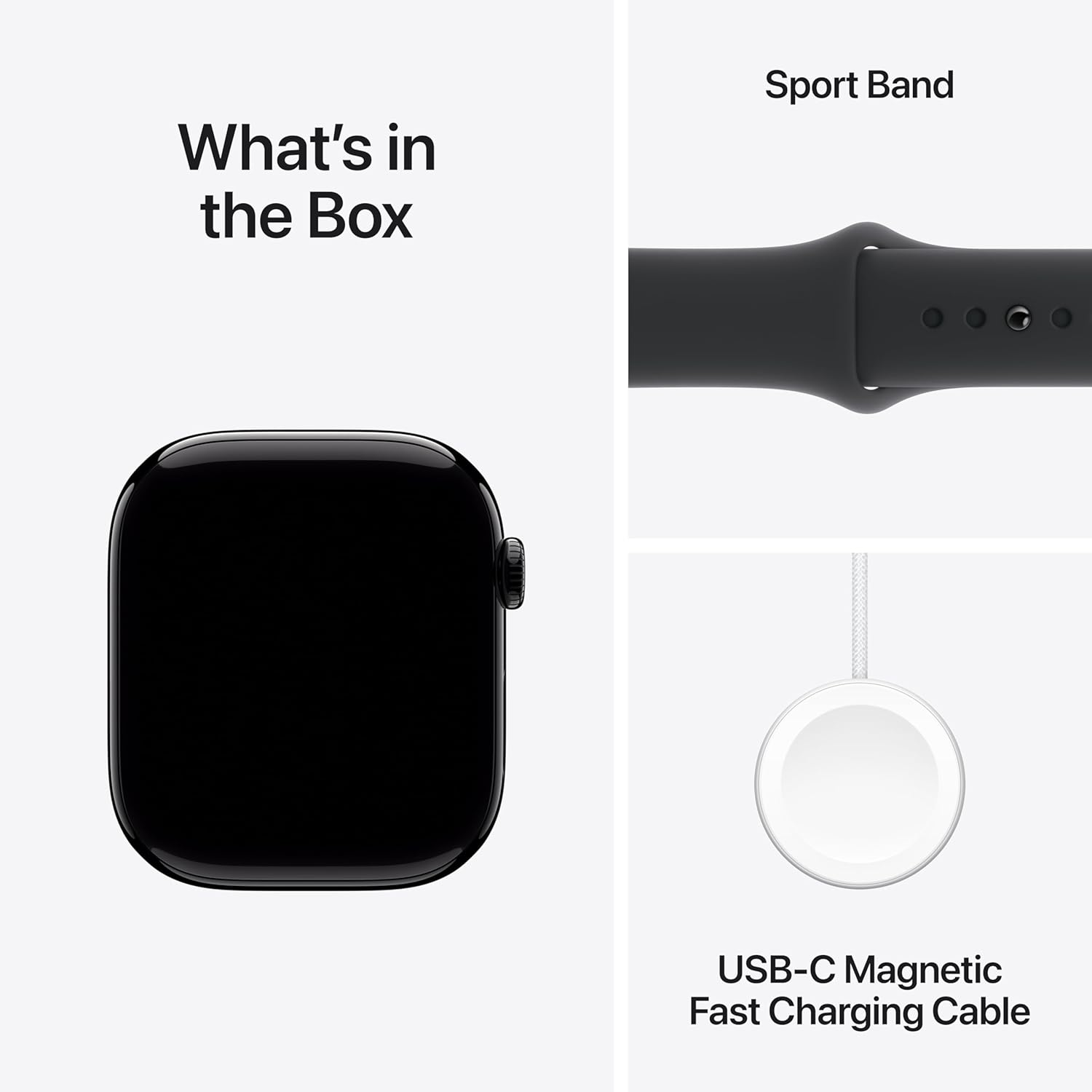 Apple Watch Series 10 [GPS 46mm case] Smartwatch with Jet Black Aluminium Case with Black Sport Band - M/L. Fitness Tracker, ECG App, Always-On Retina Display, Water Resistant image 7