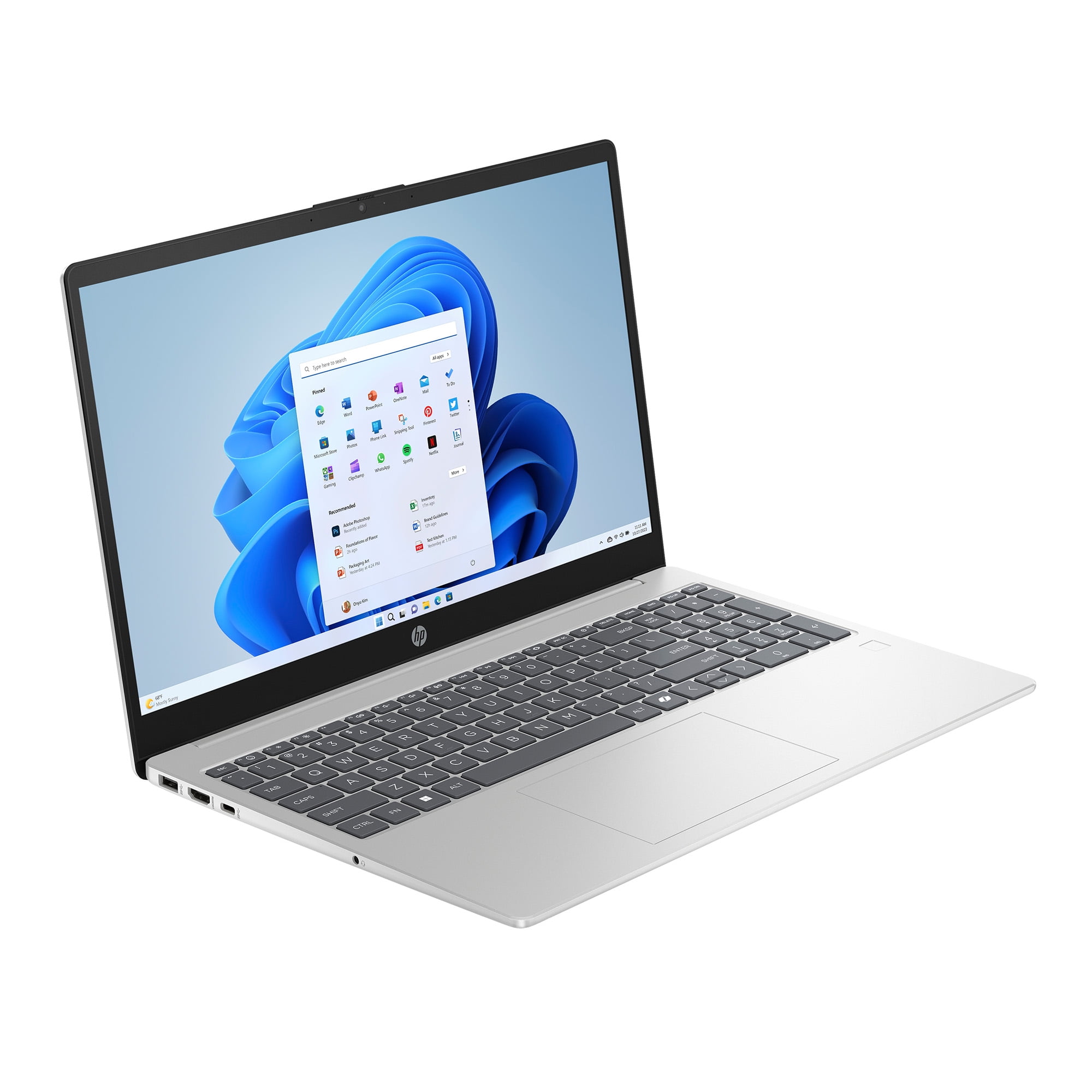HP 15.6 inch FHD IPS Windows Laptop Intel Core i5-1334U 8GB RAM 512GB PCIe NVMe SSD Natural Silver image 3