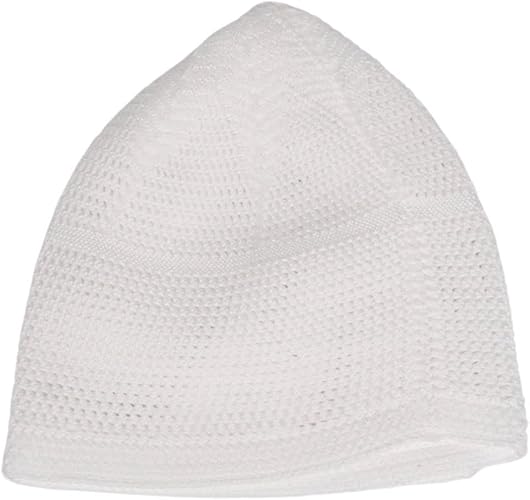 |% 100 Cotton Kufi Hats for Men A Quality Soft Taqiya, Takke, Islamic Caps, Islamic Gifts, Standart Size 1 Pcs image 2