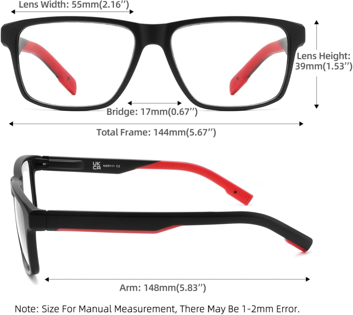 MODFANS Reading Glasses Men Oversized Readers,4 Pack Large Blue Light Reading Glasses for women Rubber Temple with Spring Hinge Eyeglasses 4.0 image 3