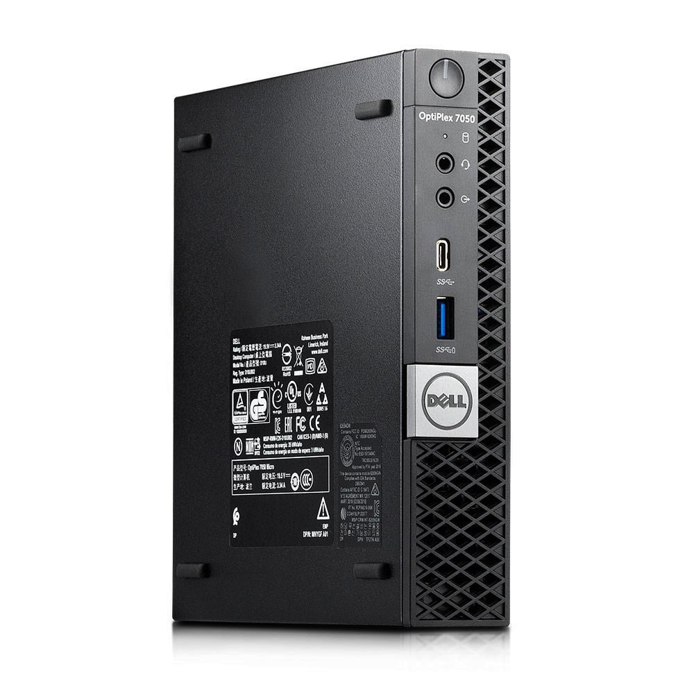 Dell Optiplex 7050 Micro Form Factor Desktop, Intel i7 7700T 2.9Ghz, 32GB DDR4, 512GB SSD Hard Drive, HDMI, Windows 10 Pro image 1