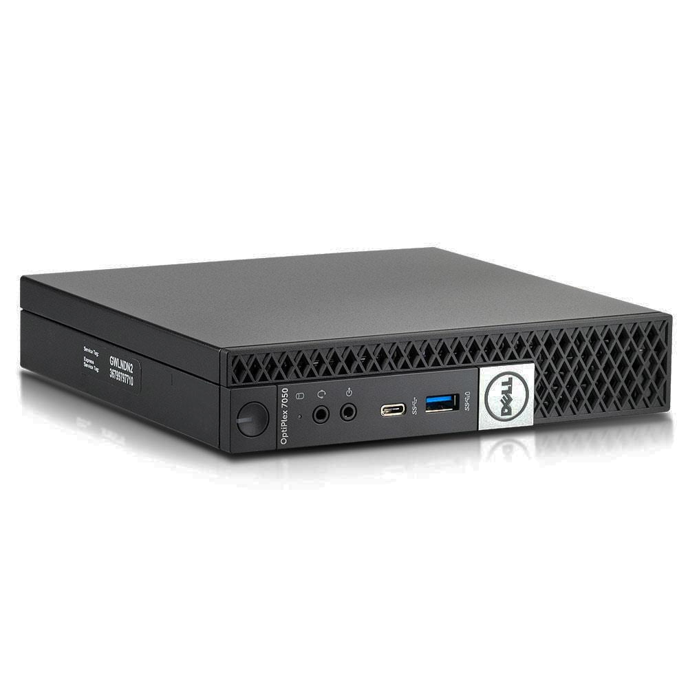 Dell Optiplex 7050 Micro Form Factor Desktop, Intel i7 7700T 2.9Ghz, 32GB DDR4, 512GB SSD Hard Drive, HDMI, Windows 10 Pro image 3