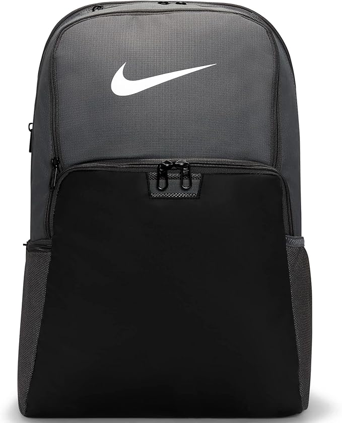 Nike Brasilia 9.5 Training Backpack, Iron Grey/Black/White, Large image 1