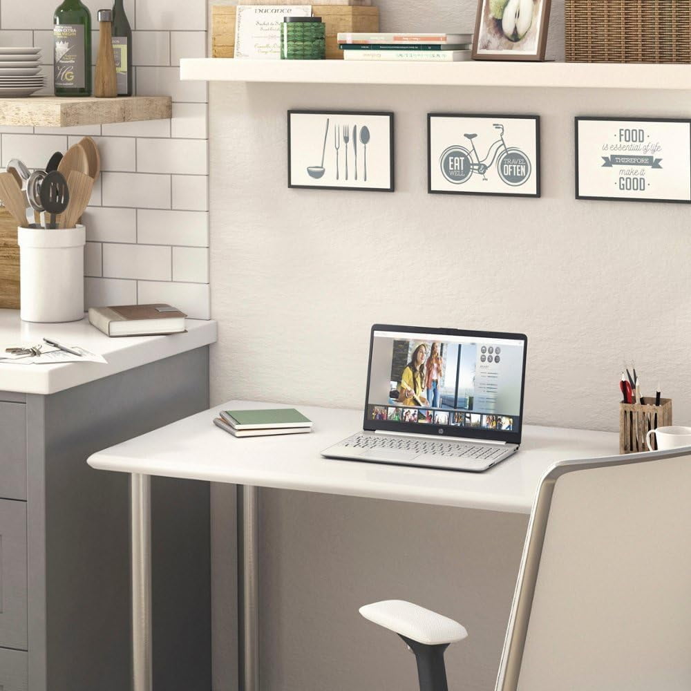 HP 15 15.6" HD Touch IPS [Windows 11 Pro] Business Laptop Computer, Intel Core i3-1215U, 32GB RAM, 1TB SSD, Long Battery Life, Wi-Fi, Bluetooth, HDMI, Silver image 7