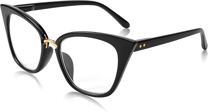 FEISEDY Women Oversized Cat Eye Reading Glasses Fashion Frame Readers B4072 image 2
