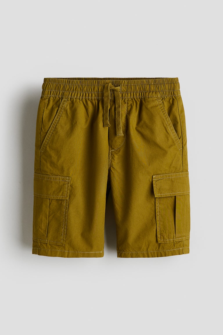 Cotton Poplin Cargo Shorts image 1