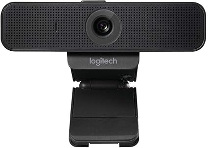 Logitech C925-E Webcam, HD 1080p/30fps Video Calling, Light Correction, Autofocus, Clear Audio, Privacy Shade, Works with Skype Business, WebEx, Lync, Cisco, PC/Mac/Laptop/Macbook - Black image 2