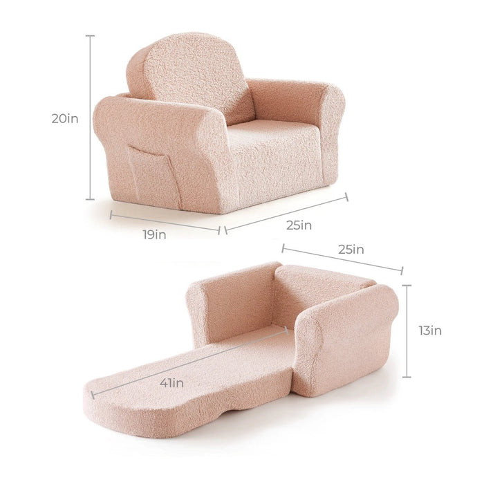 Afternoon Couch - Pink Kids Chair image 8