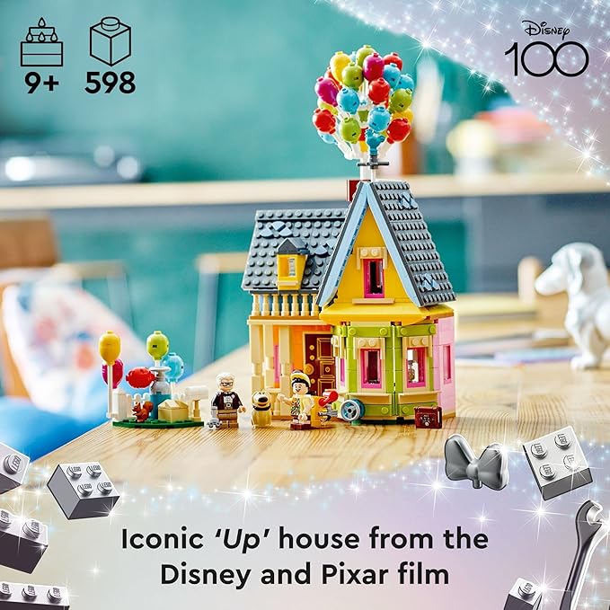 LEGO Disney and Pixar ‘Up’ House, Classic Disney Celebration Building Toy Set for Kids and Movie Fans Ages 9 and Up, A Fun Gift for Disney Fans and Anyone Who Loves Creative Play, 43217 image 2