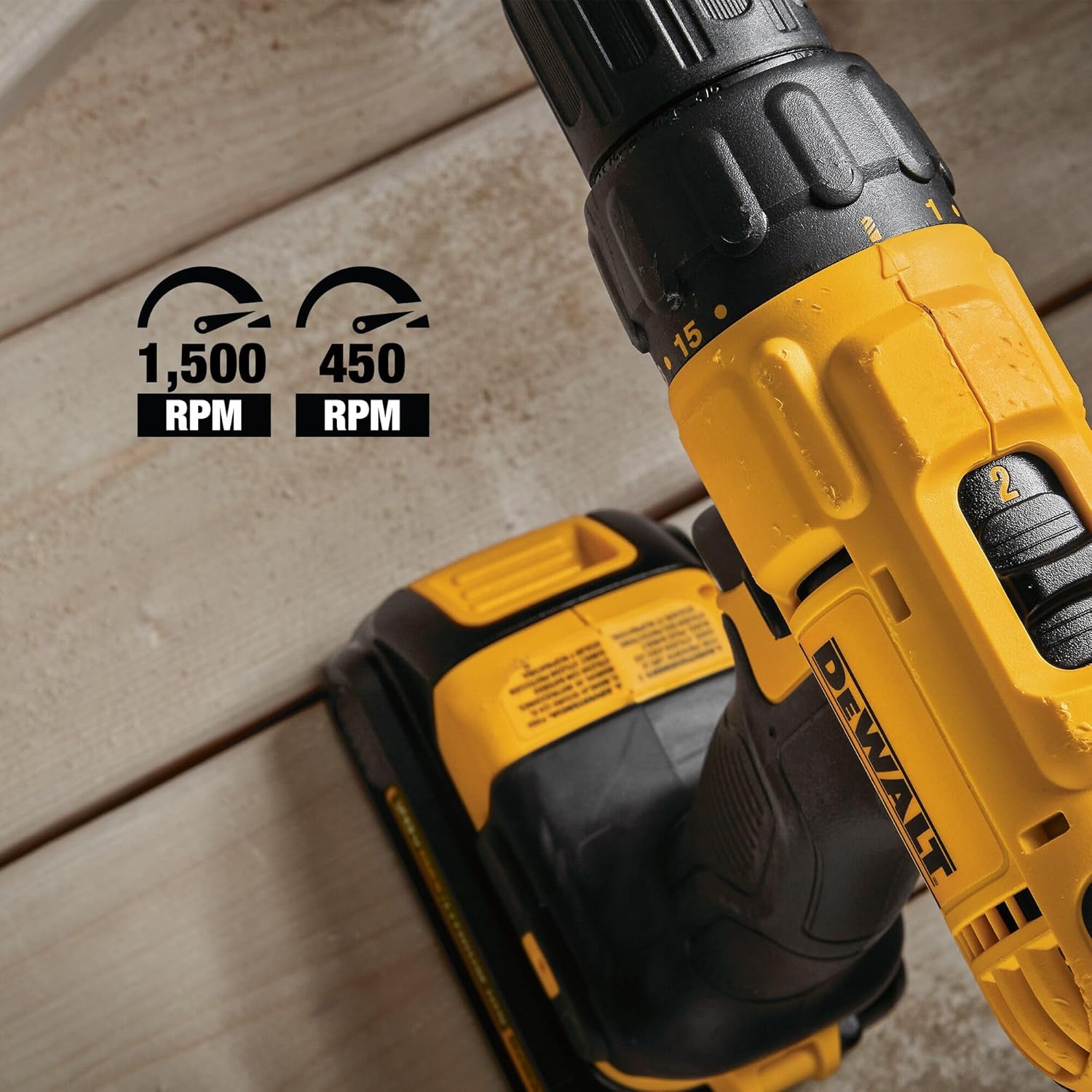 DEWALT 20V MAX Cordless Drill and Impact Driver, Power Tool Combo Kit with 2 Batteries and Charger (DCK240C2) image 5